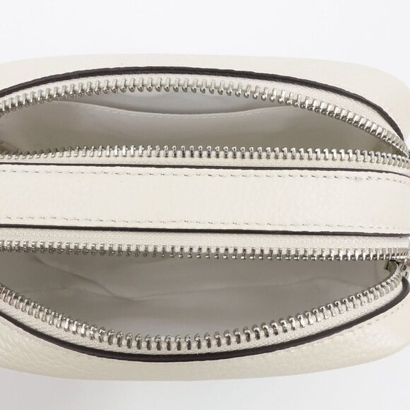 Tory Burch Perry Bombé Mini Bag White Cream OS - Picture 11 of 14